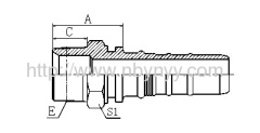 15613 NPT MALE HYDRAULIC HOSE FITTING PIPE FITTING COUPLING