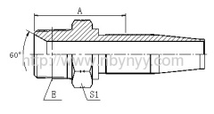 15618-R5 NPT MALE HYDRAULIC HOSE FITTING PIPE FITTING