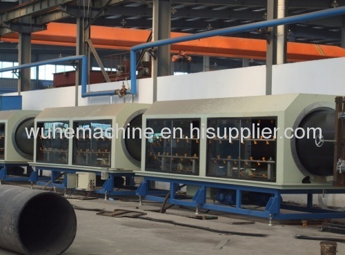 PE pipe production line