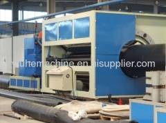 PE pipe extrusion machine