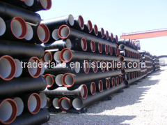 Welded casting ductile iron pipes with puddle flange
