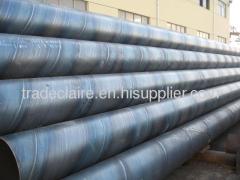 Spiral welded carbon steel pipe