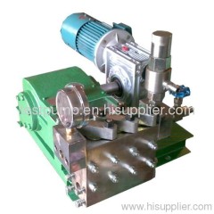 High flow rate electric test pump