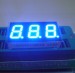 3 digit 0.4 inch common cathode blue 7 segment led dispay;