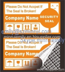 security warranty void seal sticker