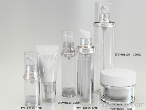 Airless pump Dispenser and plastic double layer jar