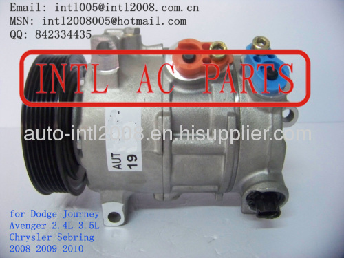 6SEU16C complete clutch a/c compressor Dodge Journey/ Avenger 2.4L 3.5L /Chrysler Sebring 2008 2009 2010 55111410AD