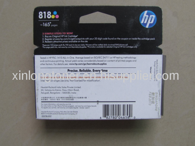 Original Ink Cartridge for HP818