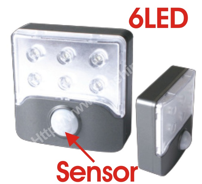PIR+CDS 6LED sensor light