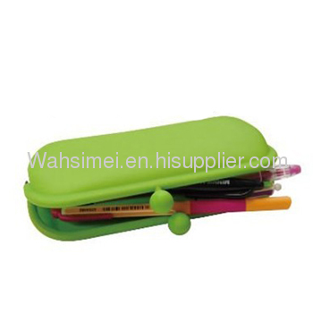 Silicone coin purses with farbic zipper