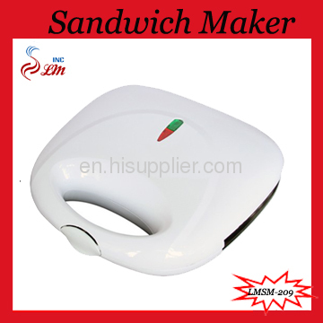 White Series Sandwich Maker/Easy Cleaning/Power & Ready Lights