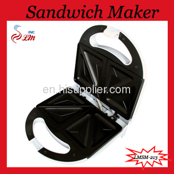 2 Slice Electric Stainless Steel Sandwich Maker With Triangle Plate/Grill Plate,Waffle Plate For Your Choice