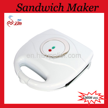 Electric Waffle Grill Sandwich Maker/2-Slice Sandwich Maker with Power & Ready Lights