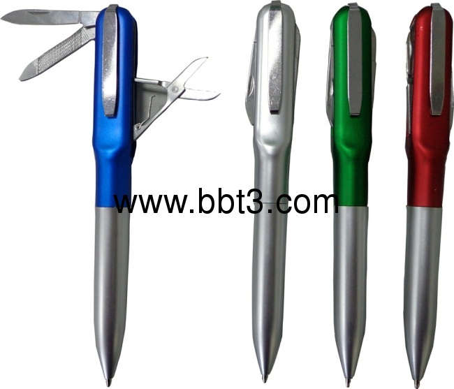 Promotion ballpoint pen with function tools