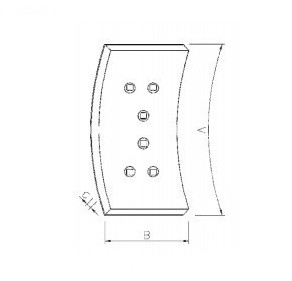 9W1768 grader end bits