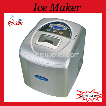 Block Ice Maker With Water Cool(LCD)/Freshly-made Ice At Home Without Messing/Produce 12 Cubes Ice 10 Minutes