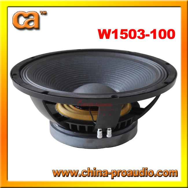 Steel frame popular 15inch audio woofer