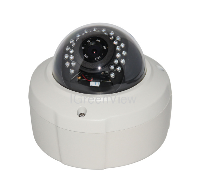 H.264 Indoor/Outdoor WDR Varifocal Dome Megapixel IP camera