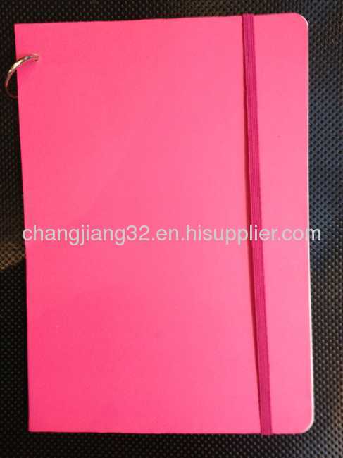 Fluorescent paper cover notebook