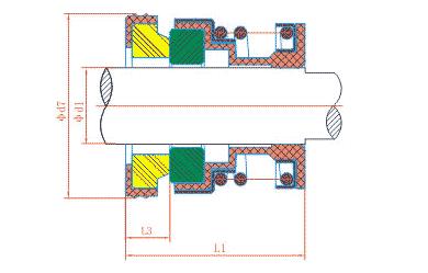 pump mechanical seal and water pump seal 12mm