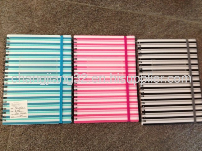 Multipurpose PP cover double wire-O Notebook