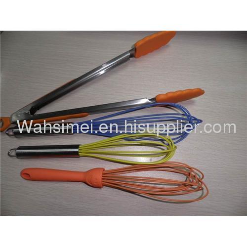 Hot sale silicone whisks with stainless steel handle