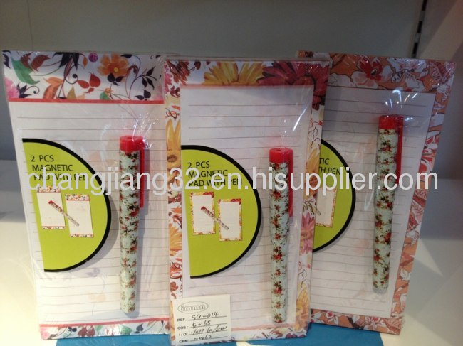 2pcs magbetic pad with pen