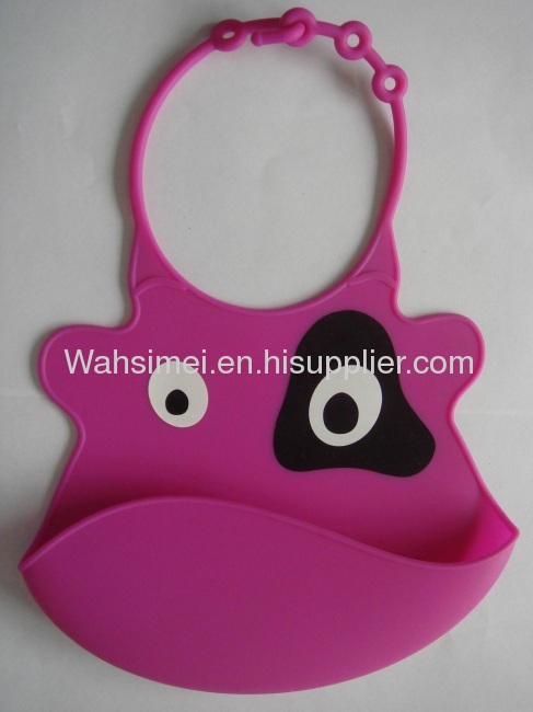 Food Grade Various Animal Design Silicone Baby Bibs