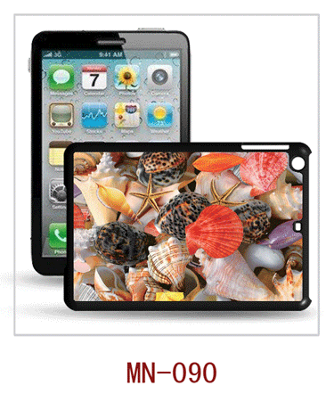 3d case with sea shell picture for ipad mini