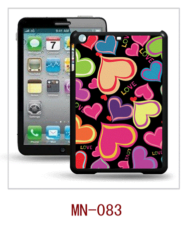 ipad mini case with 3d hearts picture