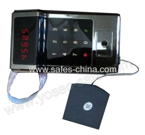 Touch screen safe lock for hidden safe