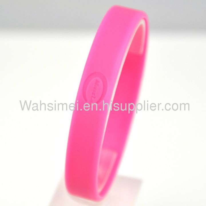 Personalized printed beautiful silicone wristband