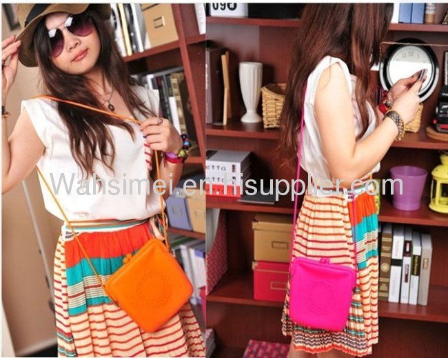 Popular new style candy shoulder silicone handbag