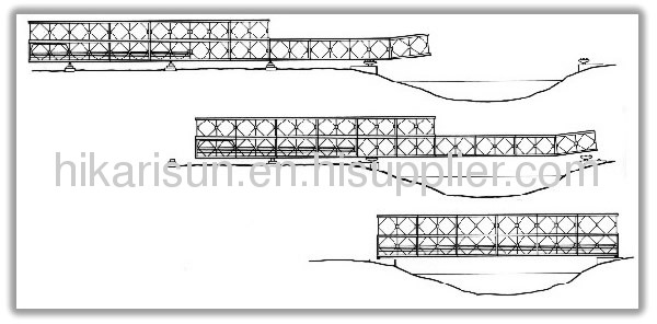 51.816m Galvanized TSR Bailey Bridge