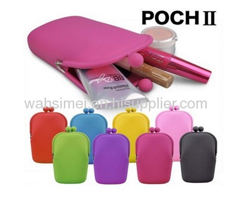 Silicone Pouches handbag for lady