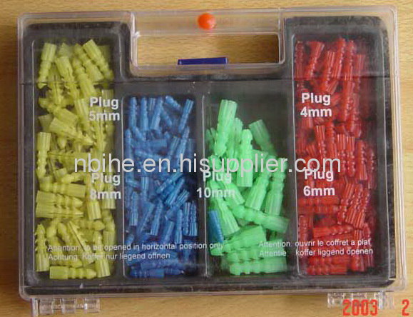 300 pcs combination drill set with wall plug