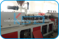 PVC wood plastic skinning foam board production line/foam board extrusion line/foamed board