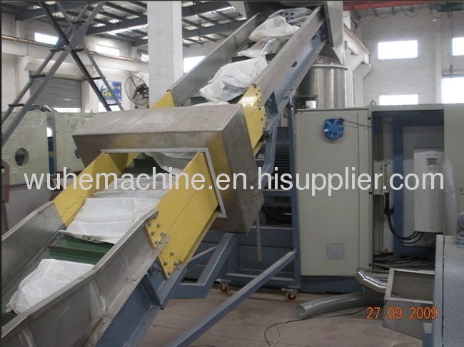 waste plastic agricultural film recycling granulating machine 