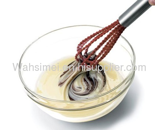 New Style silicone whisk with stainless steel handle