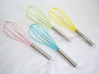 New Style silicone whisk with stainless steel handle