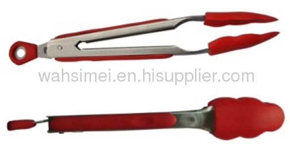 Silicon kitchen tongs for BBQ