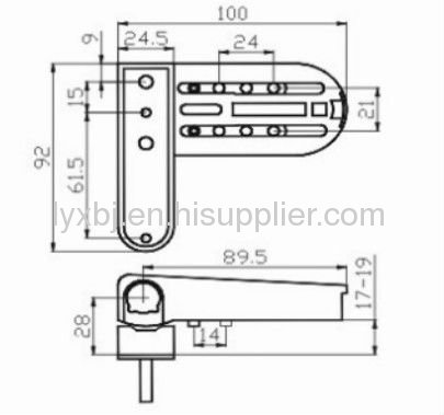 German 3-dimension door hinge