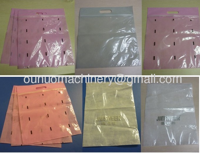 Zipper lock bag machines