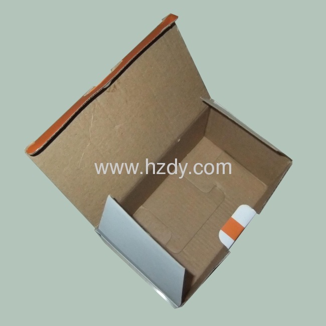 Corrugated paper box for sounder