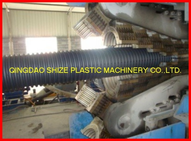 pvc/hdpe /pe corrugated pipe machine 