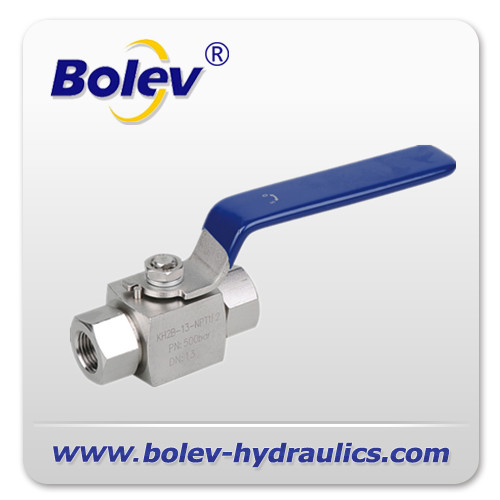 Stainless steel KH*B high pressure ball valves for CNG (compressed natural gas)