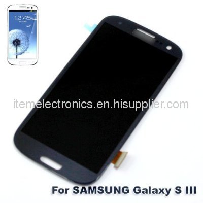 Samsung I9300 Galaxy S III Complete Screen Assembly without Bezel -Blue