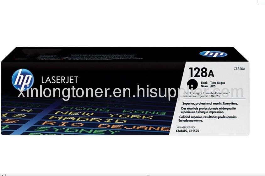 Original HP 128A Black Toner Cartridge 