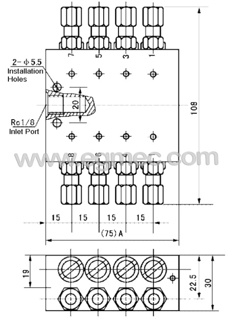 Progressive Divider Valve Manifold