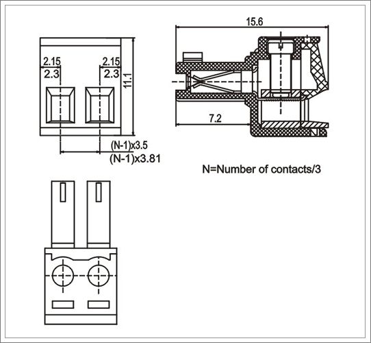 28-16AWG 3.50/3.81/5.0/5.08mm pluggable terminal block manufacturer and exporters from china